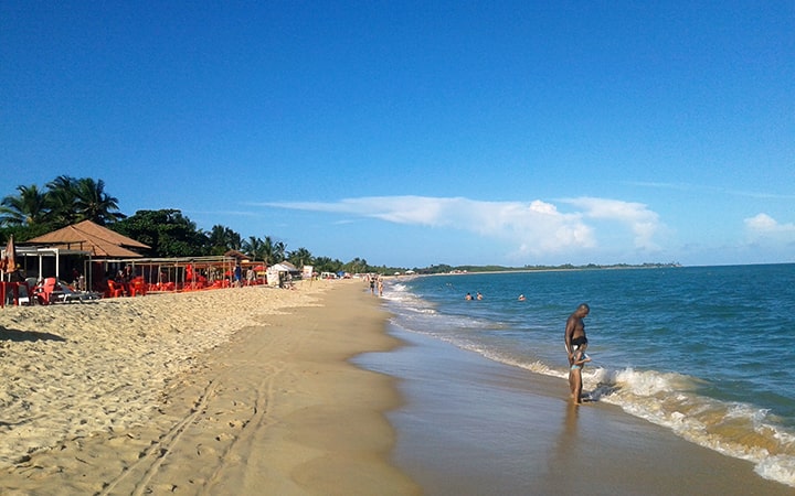 Praia de Taperapuã Praia de Taperapuã