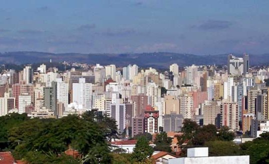 Vista aérea de Campinas SP