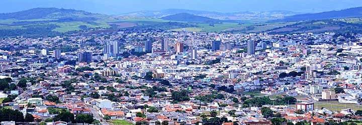 Vista aérea de Passos em Minas Gerais Vista aérea de Passos em Minas Gerais