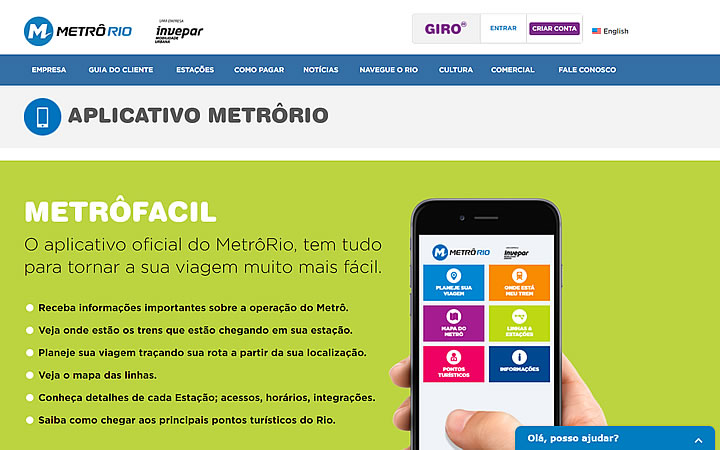App Metro Rio App Metro Rio