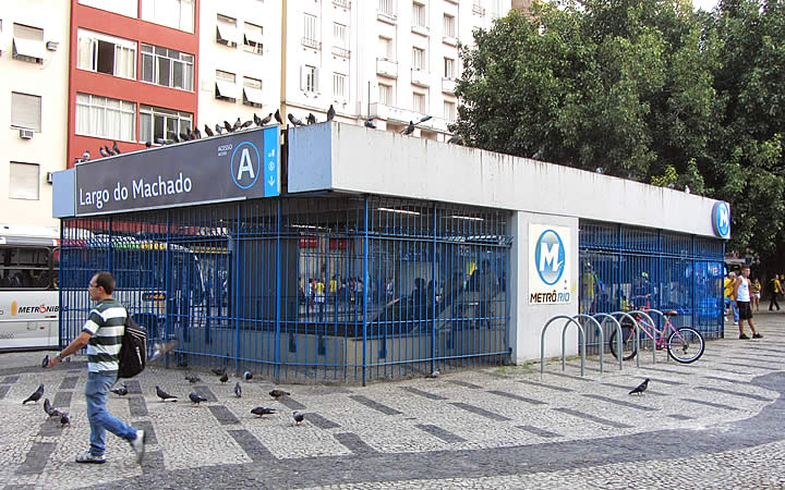 Estação Largo do Machado do metrô Estação Largo do Machado do metrô
