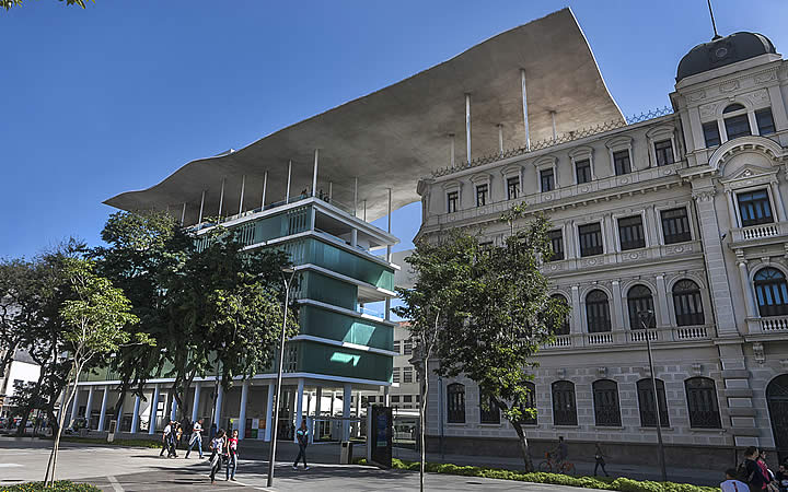 Fachada do Museu de Arte do Rio