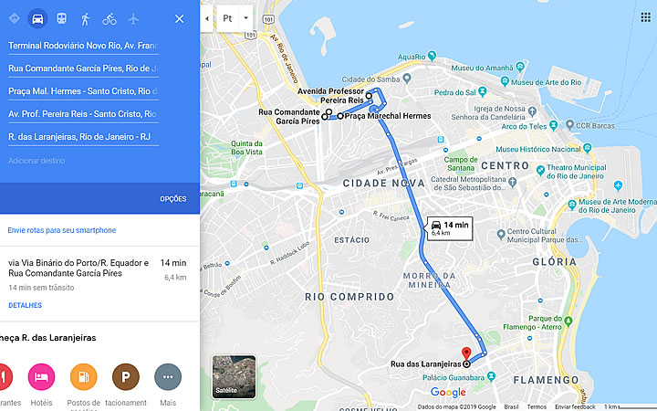 Google Maps Trajeto Novo Rio para Mirante Dona Marta Google Maps Trajeto Novo Rio para Mirante Dona Marta
