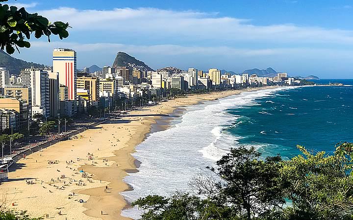 Praia em Leblon Praia em Leblon