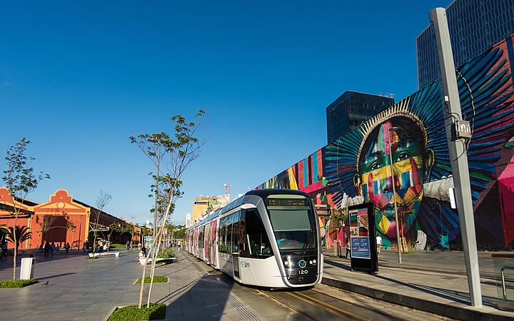 VLT na zona portuária VLT na zona portuária