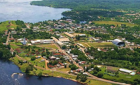 Vista aérea de Lavras em Minas Gerais