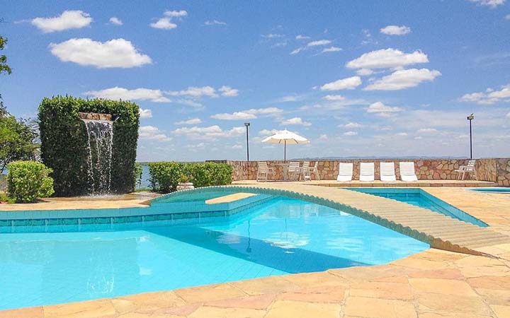 Piscina da hospedagem Águas do Chico Piscina da hospedagem Águas do Chico