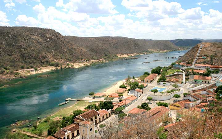 Rio São Francisco em Piranhas Alagoas Rio São Francisco em Piranhas Alagoas