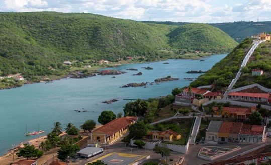 Vista aérea de Piranhas AL