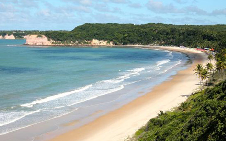 Praia do Madeiro em Tibau do Sul Praia do Madeiro em Tibau do Sul