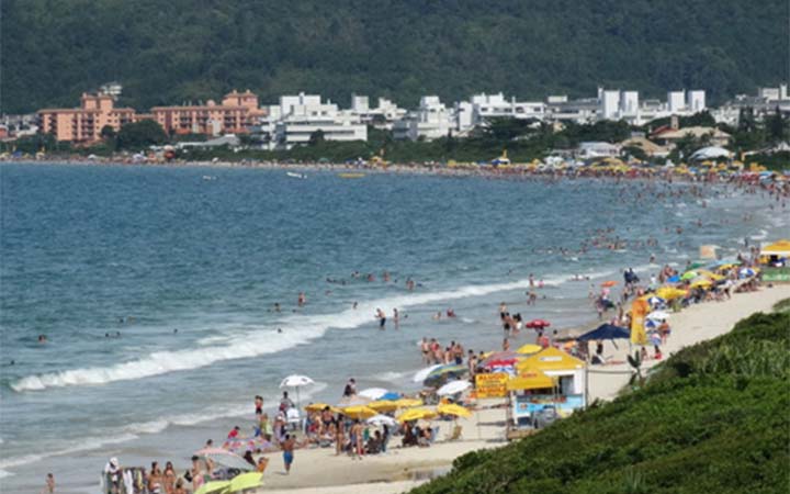 Praia em Jurerê Praia em Jurerê