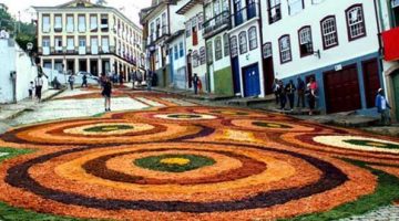 Semana Santa - Tapete de Páscoa em Ouro-Preto