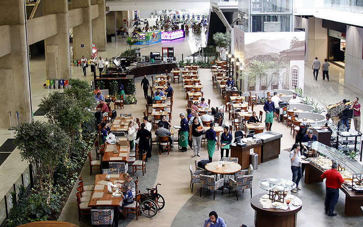 Praça de Alimentação Aeroporto Cofins