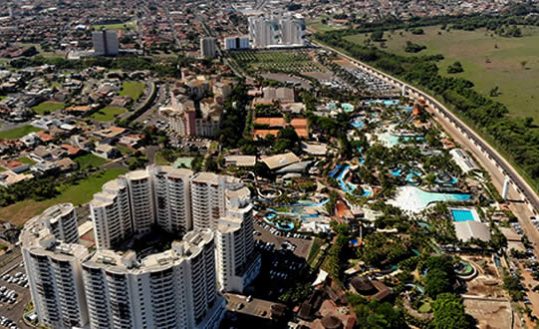 Vista Aérea Cidade de Olímpia SP
