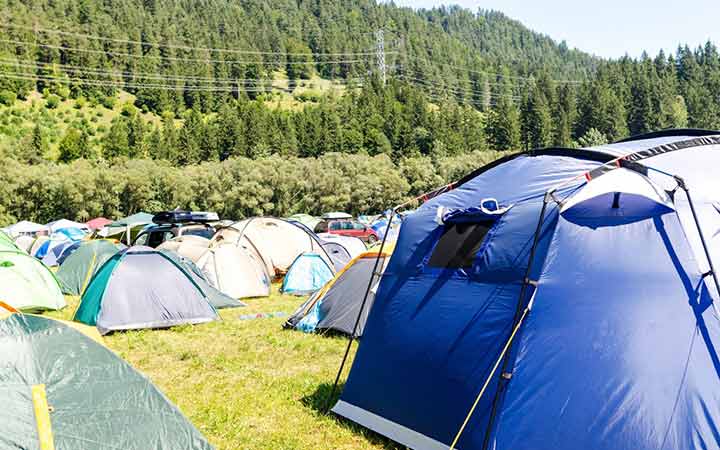 Barracas de acampamento