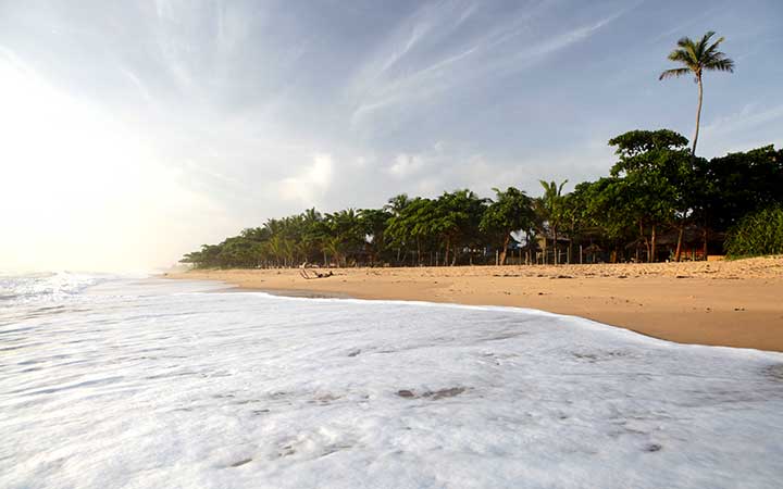 Orla da praia em Caraíva - BA Orla da praia em Caraíva - BA