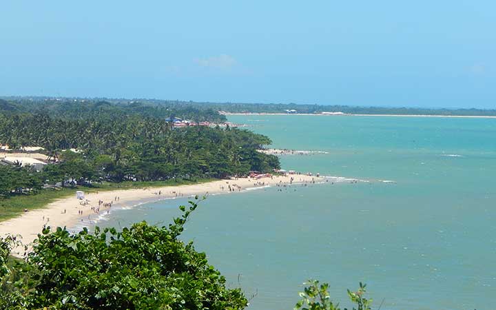 Praia em Porto Seguro Praia de Porto Seguro - BA