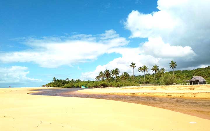 Praia de Trancoso na Bahia Praia de Trancoso na Bahia