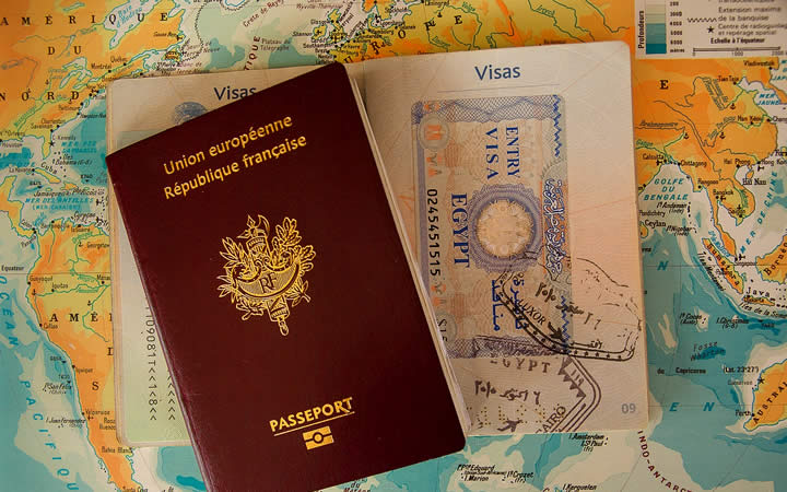 Passaporte e Mapa Passaporte e Mapa