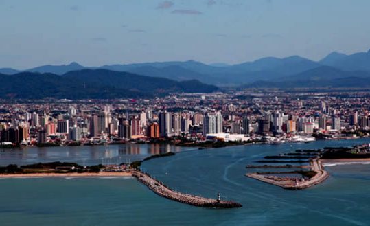 Vista da Cidade de Itajaí SC