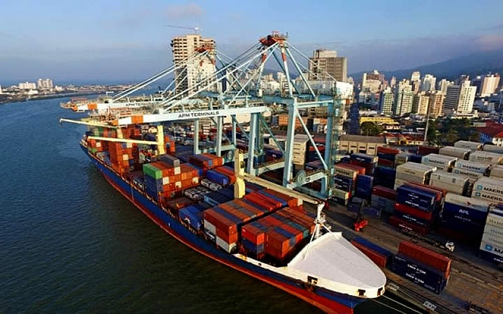 Vista do Porto de Itajaí