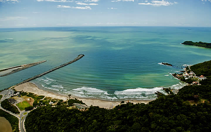 Vista Praia de Itajaí SC