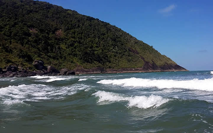 Praia de Parnapuã São Vicente SP Praia de Parnapuã São Vicente SP