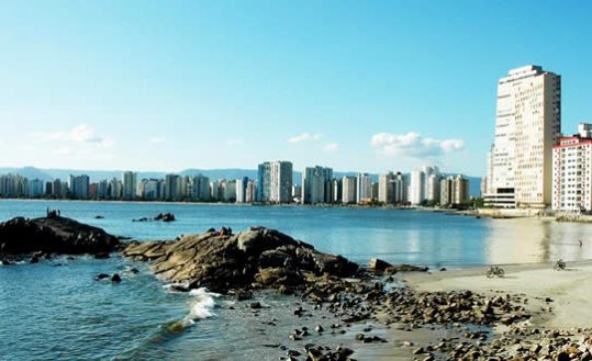 Praia em São Vicente SP Praia em São Vicente SP