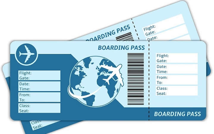 Passagem aérea - Viagem para fora do Brasil