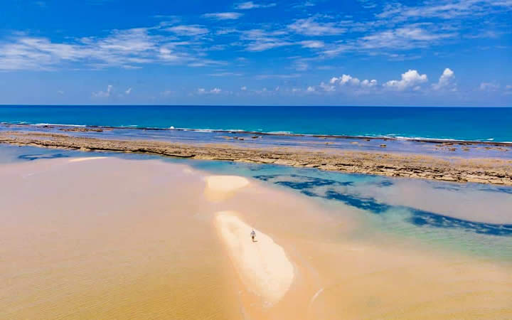 Praia Barra de São Miguel - Alagoas Praia Barra de São Miguel - Alagoas