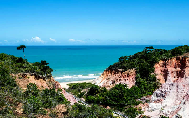 Vista praia de Trancoso
