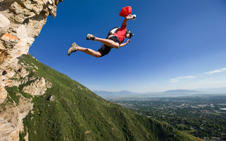 Base jump paraquedismo Base jump paraquedismo